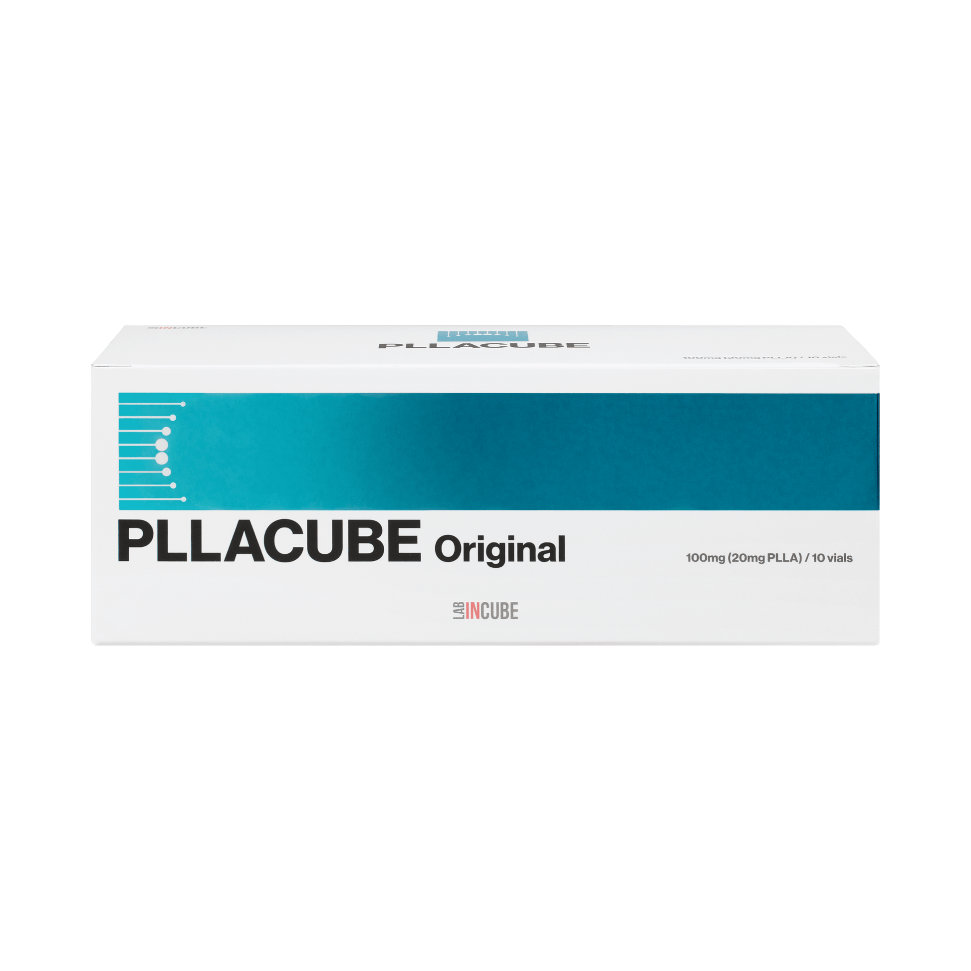 PLLACUBE cosmetic skinbooster box packaging for North America – Canada & USA